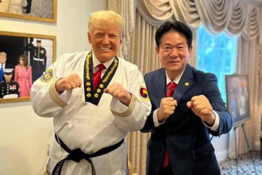 ترامب ينال أعلى شهادة في رياضة لم يمارسها