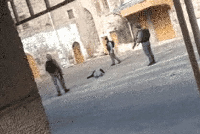 من مكان إطلاق النار