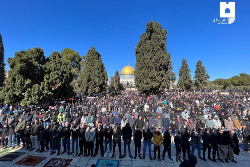 صلاة الجمعة في الأقصى