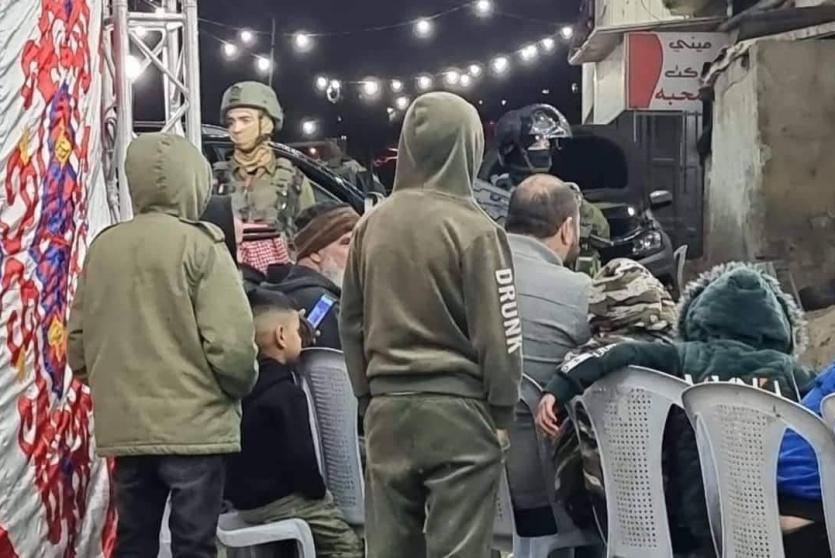 من مكان حفل الزفاف في الخليل