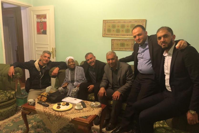 خلال الزيارة