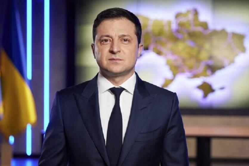 الرئيس الأوكراني فلاديمير زيلينسكي