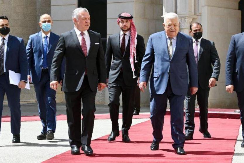 لقاء الرئيس عباس مع العاهل الأردني