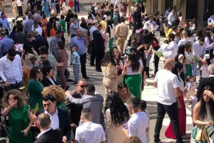 احتفالات الناصرة اليوم بعيد الفصح المجيد