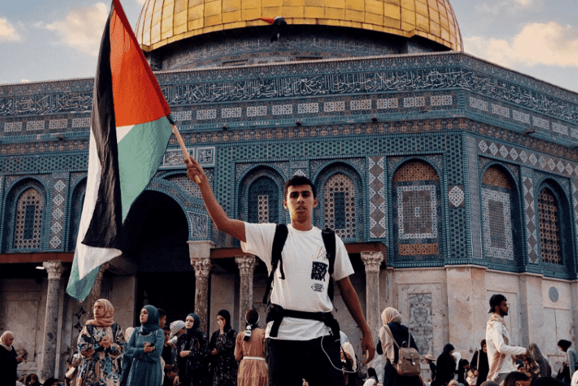 اليوتيوبر المصري أحمد البدوي في القدس