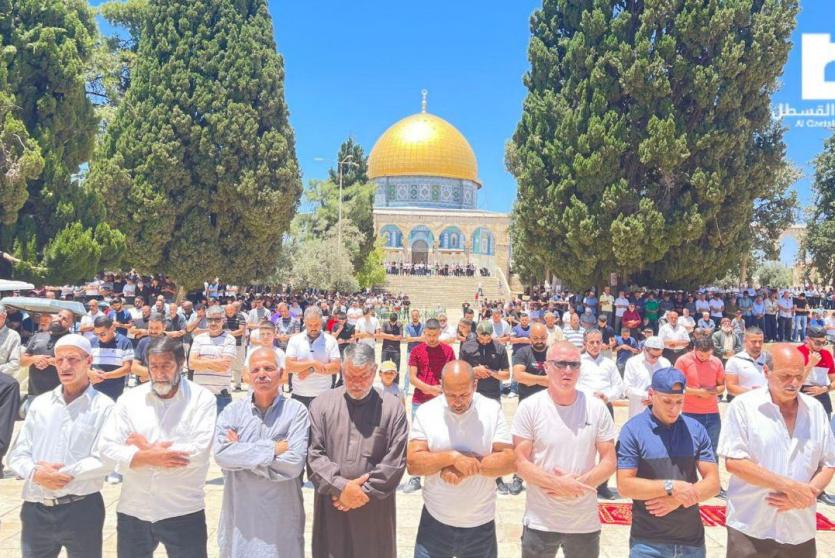 صلاة الجمعة في الأقصى