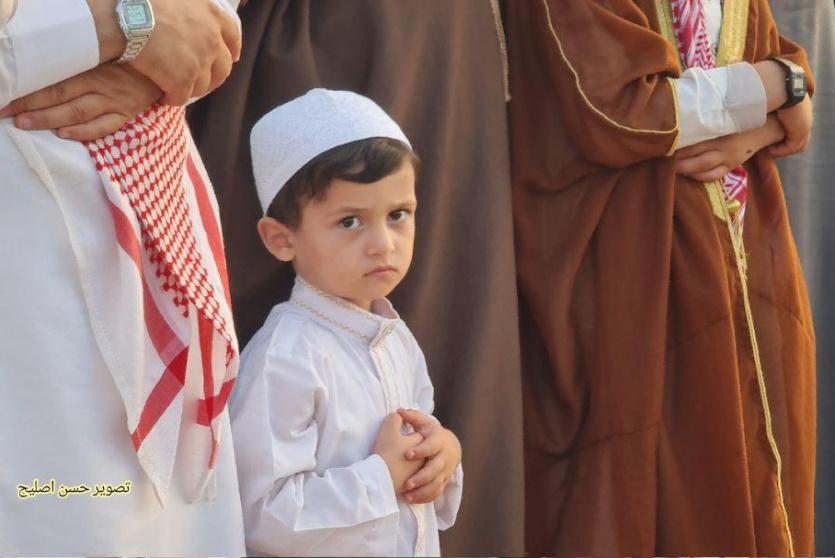 جانب من صلاة العيد في العراء بغزة