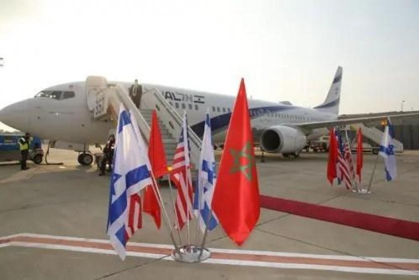 لحظة وصول رئيس أركان جيش الاحتلال الإسرائيلي إلى المغرب