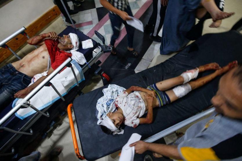 الاحتلال ارتكب مجزرة في مخيم جباليا ضحيتها أطفال