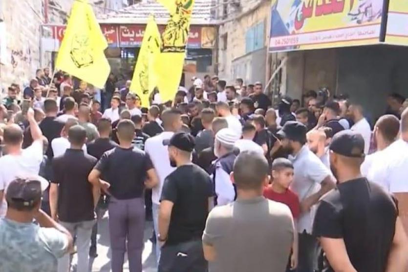 تشييع جثمان الشهيد محمد سباعنة في جنين
