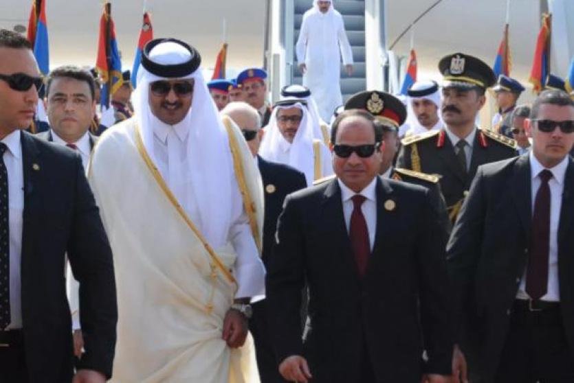 زيارة السيسي لقطر - ارشيف