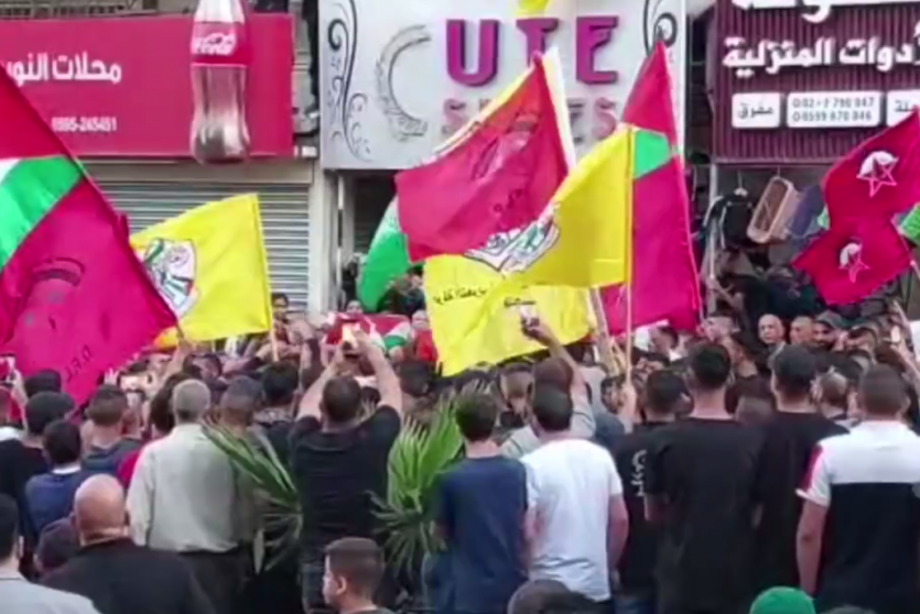 تشييع جثمان الشهيد فايز دمدوم