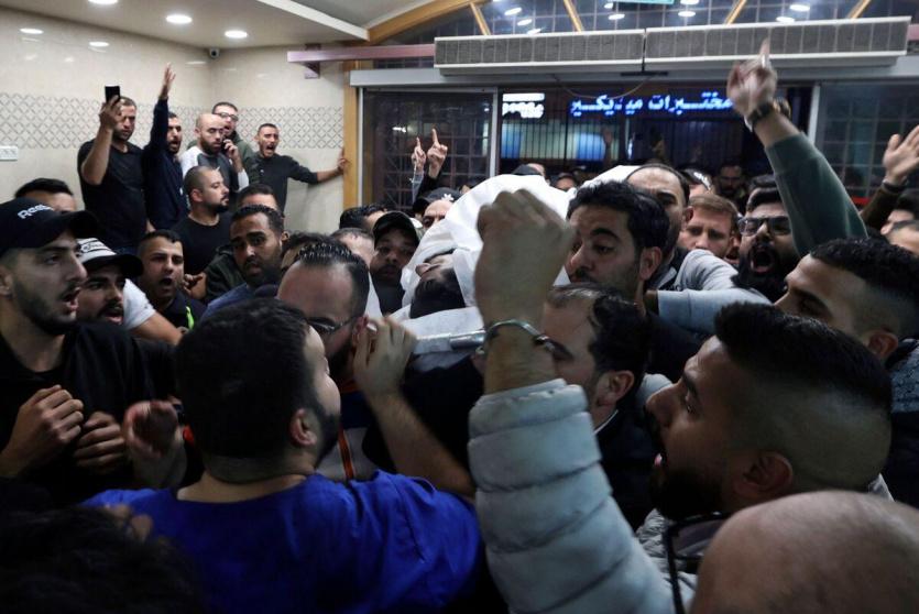 تشييع احد الشهداء في نابلس اليوم