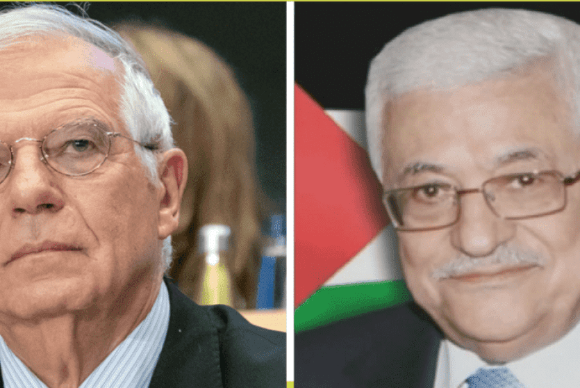 الرئيس عباس وبوريل