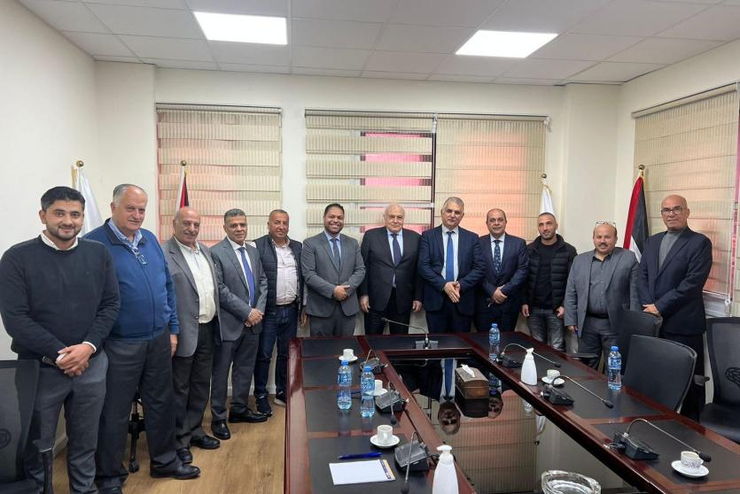 بشارة والسعداوي خلال اللقاء