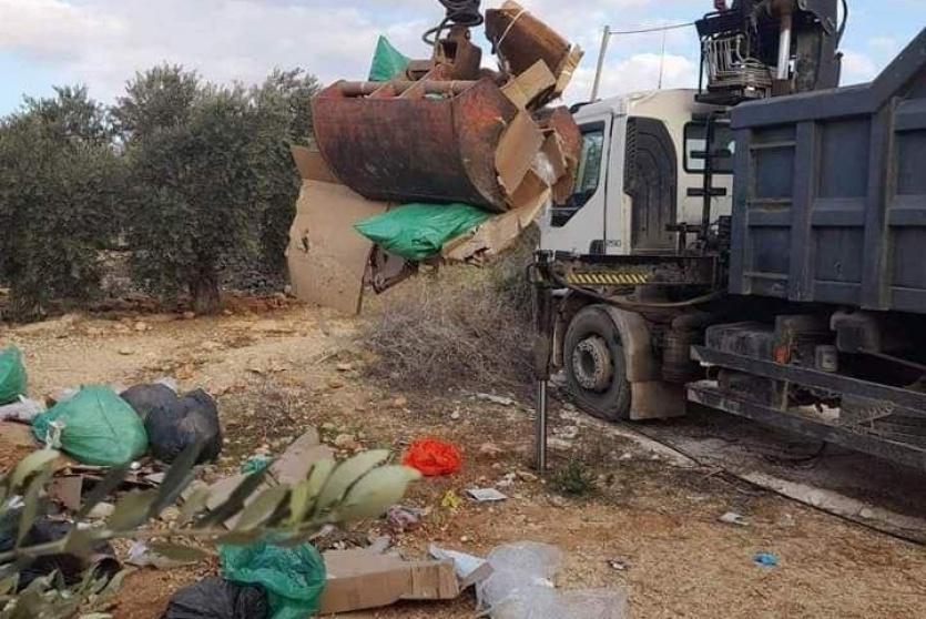 وجود نفايات طبية مهربة