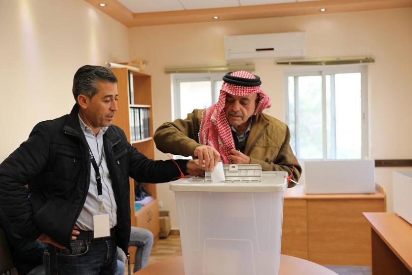 من انتخابات الغرفة التجارية في بيت لحم