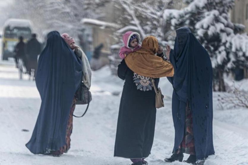 موجة برد في أفغانستان