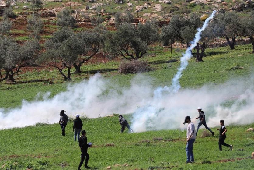 مسيرة بيت دجن شرق نابلس الاسبوعية المناهضة للاستيطان