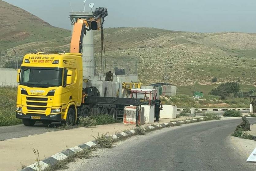 تشديدات عسكرية على حاجز تياسير العسكري بين طوباس والأغوار