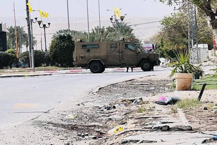 جانب من اقتحام قوات الاحتلال مخيم عقبة جبر جنوب أريحا