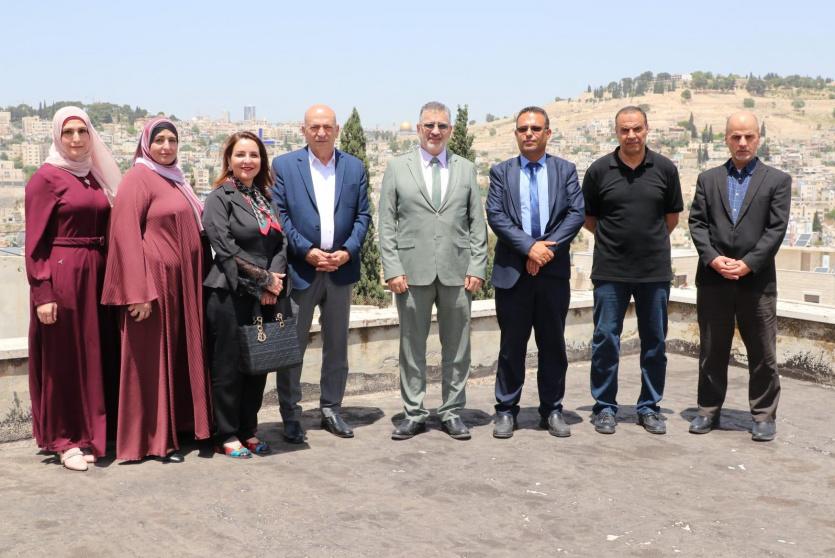 ميثاق تستقبل رئيس بلدية بيت ساحور ورئيس جمعية وساطة للعمل الشبابي