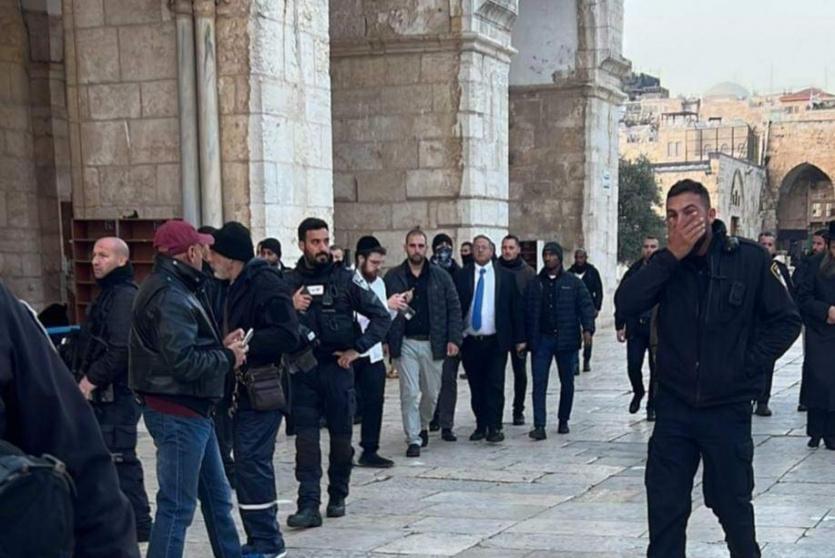 اقتحام بن غفير للمسجد الأقصى - أرشيف