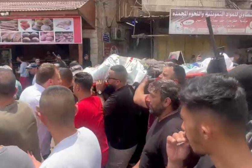 جنين تشيع جثمان الشهيد أشرف إبراهيم