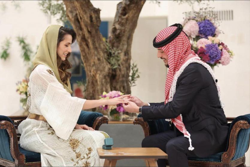 زفاف ولي العهد الملكي ورجوة ال سيف