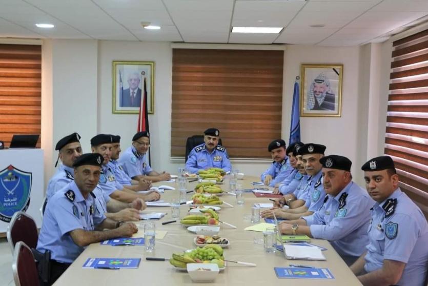 اجتماع اللواء الحلو بمدراء شرطة المحافظات