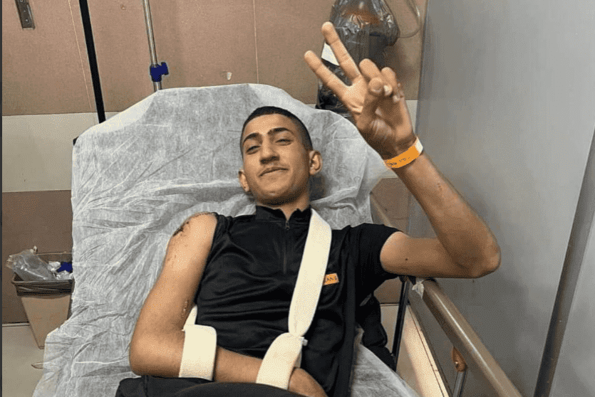  الجريح أحمد أبو عليا