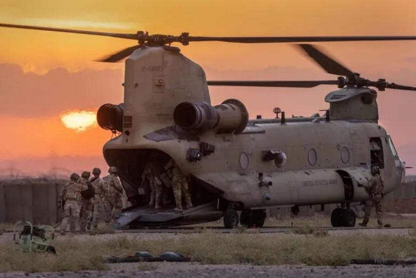 طائرة للقوات الأمريكية في سوريا