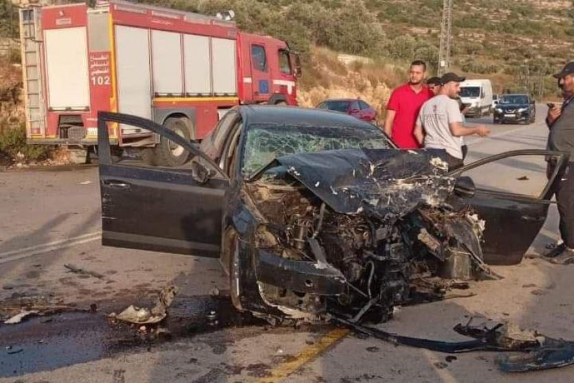 قن مكان الحادث في رام الله