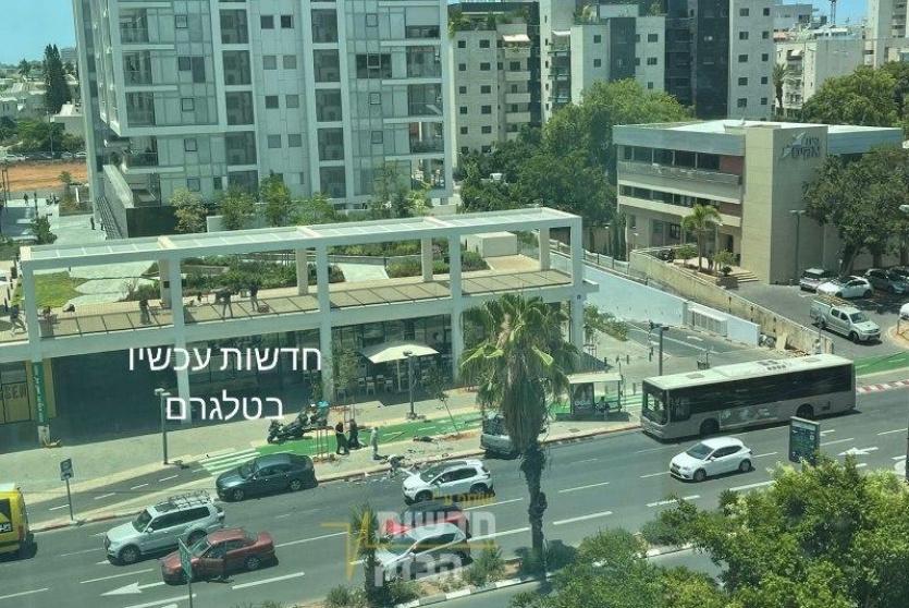 من مكان العملية في تل أبيب
