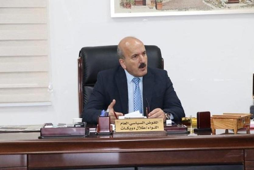 المفوض السياسي العام والناطق الرسمي يإسم المؤسسة الأمنية اللواء طلال دويكات