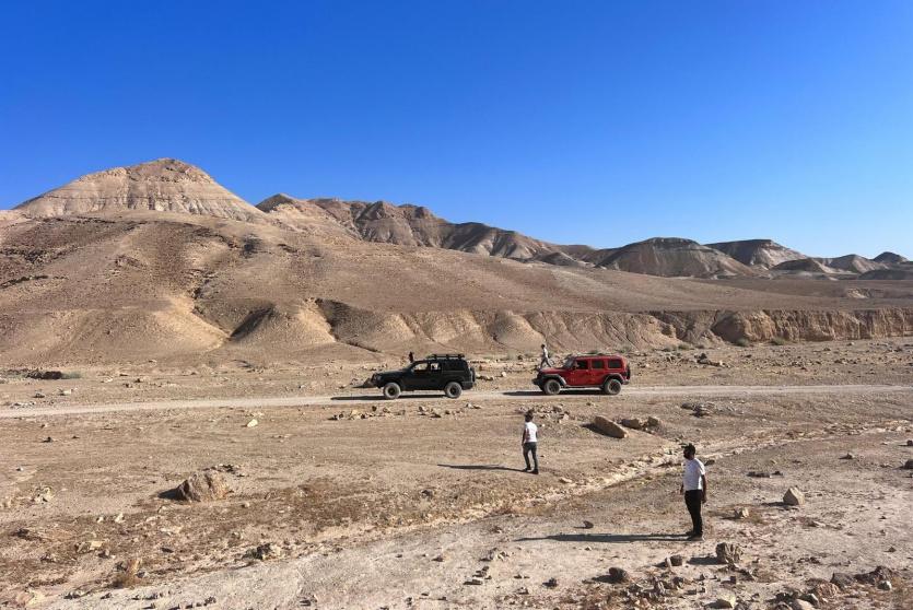 منطقة البحر الميت خلال البحث عن الشاب المفقود - أرشيف