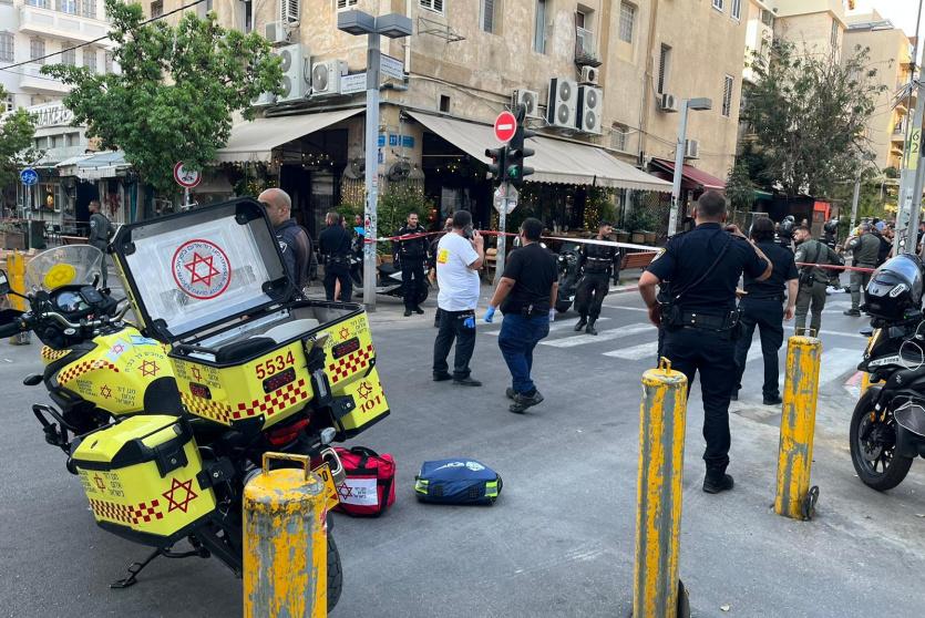 مكان عملية إطلاق النار في تل أبيب