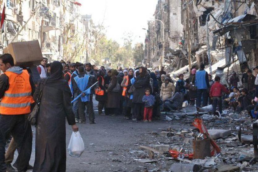 مخيمات اللاجئين في سوريا - صورة ارشيفية