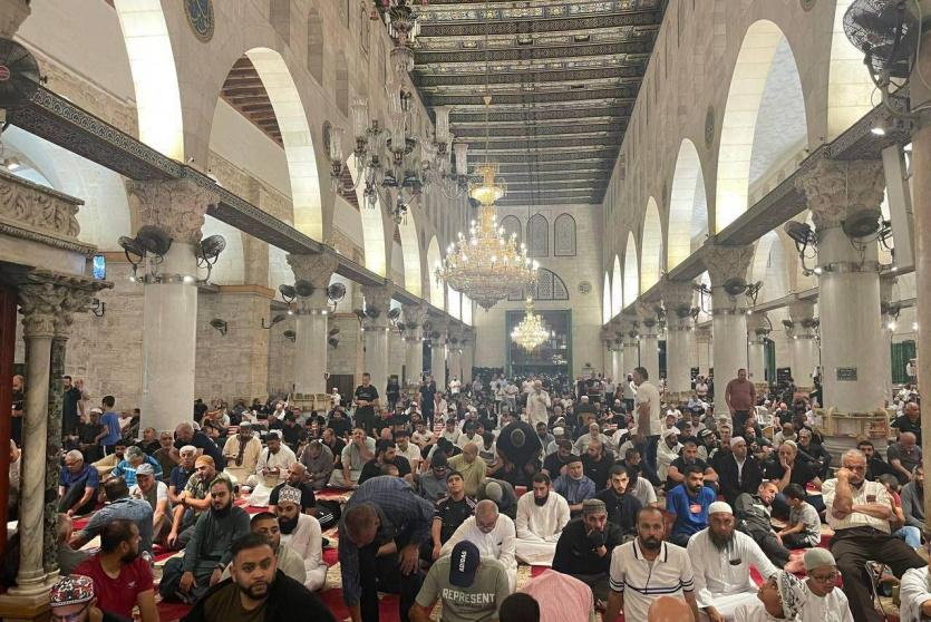 صلاة الفجر في الأقصى