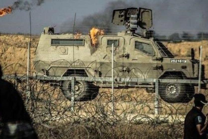 قوات الاحتلال المتمركزة على الحدود الشرقية لقطاع غزة