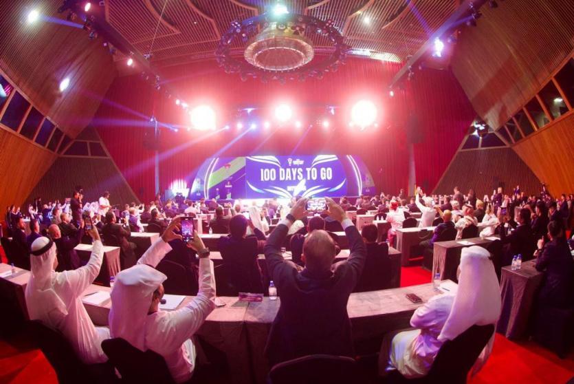 قطر تحتفل بالعد التنازلي لـ 100 يوم على انطلاق كأس آسيا