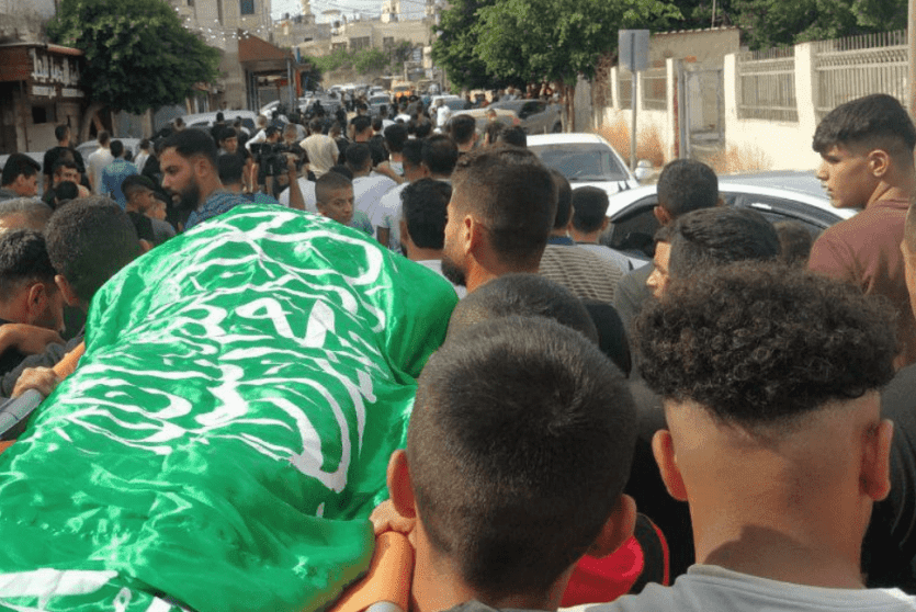 تشييع جثماني الشهيدين سباعنة في قباطية