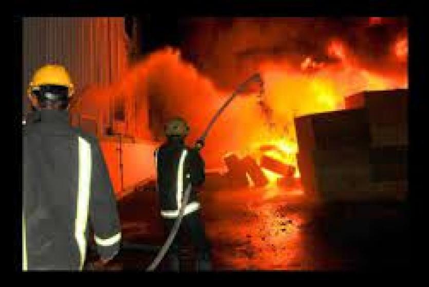 حريق -صورة أرشيفية-