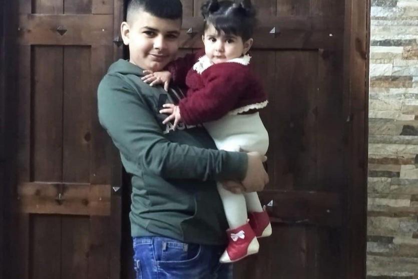 صورة للشهيد الطفل قيس فتحي نصر الله قبل عامين