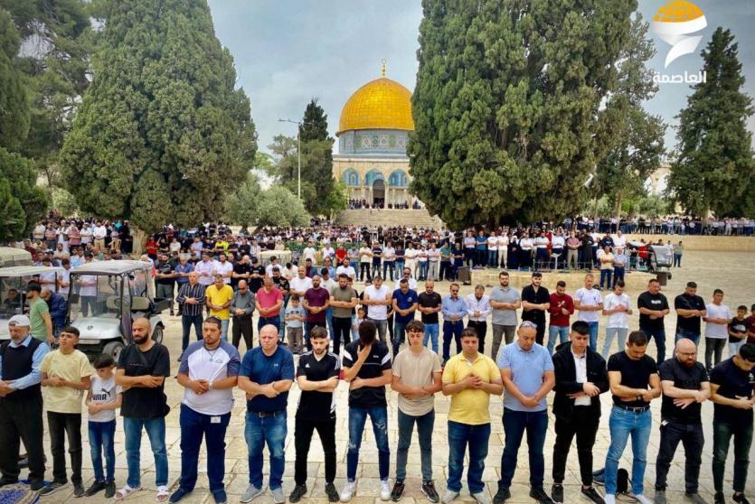 صلاة الجمعة في المسجد الأقصى اليوم