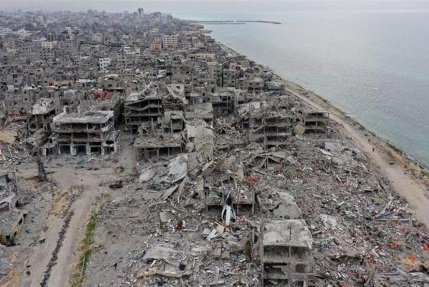 آثار التدمير الهائل في قطاع غزة