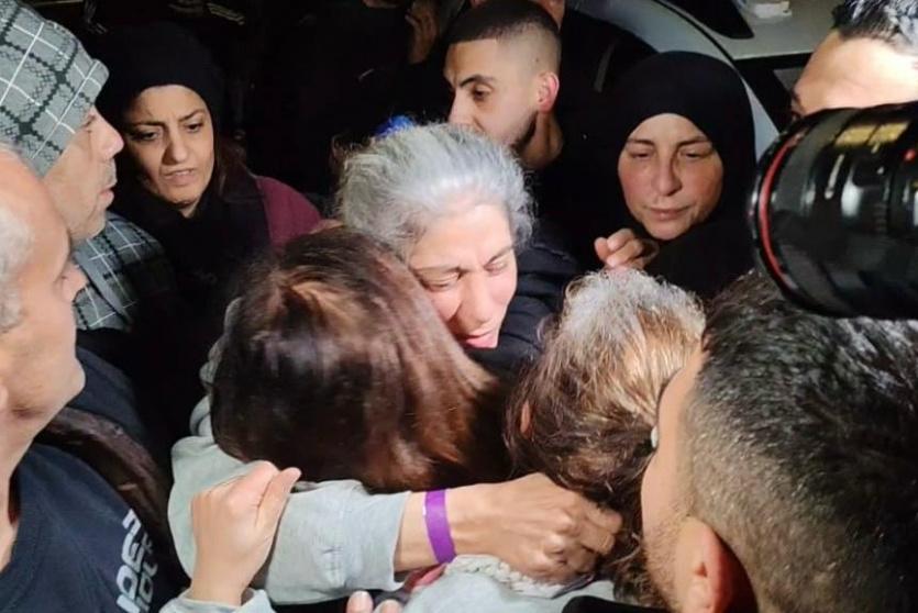 لحظة تحرير خالدة جرار