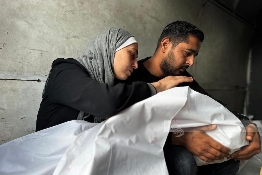 وداع شهيد طفل في غزة