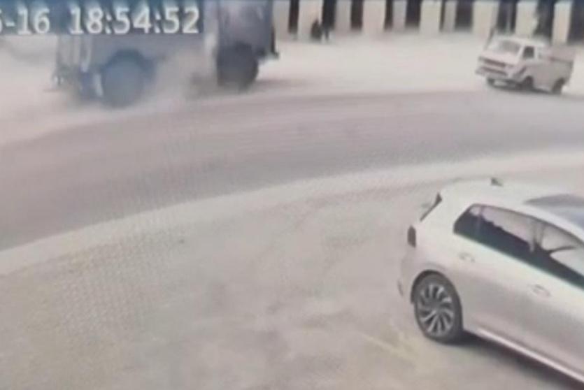 إصابة رجل وزوجته جراء اصطدام آلية للاحتلال بمركبتهما غرب جنين