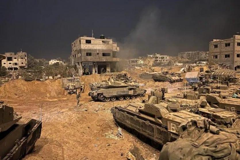 آليات الاحتلال في غزة - ارشيف